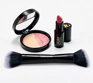 Laura Geller 3-Piece Face, Lip, and Brush Kit