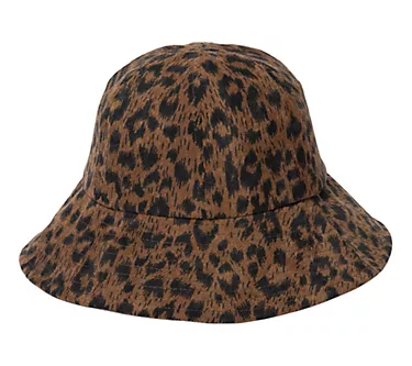 San Diego Hat Co. Leopard Print Bucket Hat