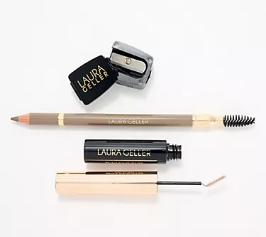 Laura Geller Bravo Brow Soft Pencil with Brow Gel and Sharpener