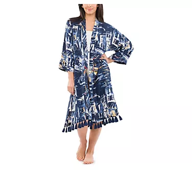 Patricia Nash Tassel Ruana Beach Cover-Up in Harbor Nights