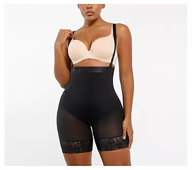 Shapellx AirSlim Postpartum Side Zipper SupportShorts