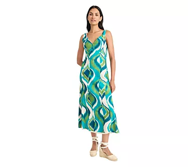Maggy London Geo Printed Linen Dress 1 102625-maggy-london-geo-printed-linen-dress-1.webp