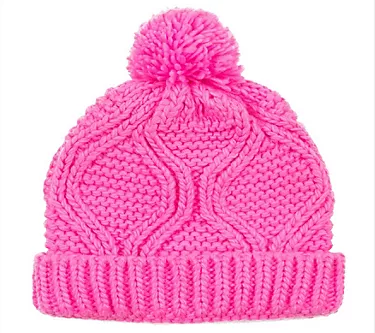 eUty by Glitzhome Bright and Fun Hat Beaniewith Pom Pom