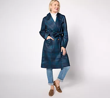 Thread Collective Trench Patterned Trench Coat