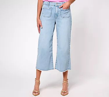 NYDJ Patchie Major Wide Leg Capri- Divine