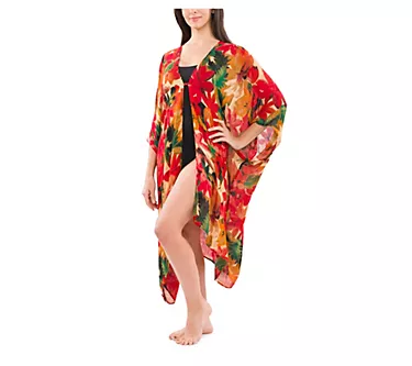 Patricia Nash Ruana Beach Cover-Up in Spring Multi