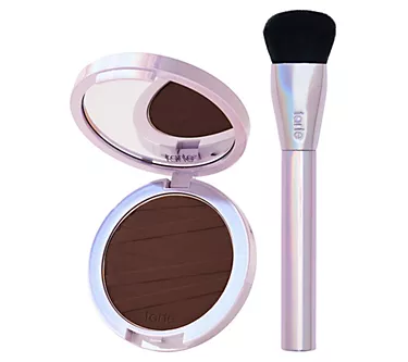 tarte Face Tape Waterproof 16-Hour Pressed Powder & Brush