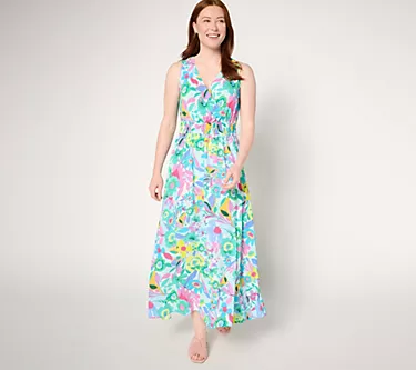 Susan Graver Regular Printed St. Tropez Maxi Dress 1 103289-susan-graver-regular-printed-st-tropez-maxi-dress-1.webp