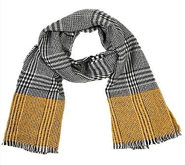 eUty by Glitzhome Butterscotch Drop Scarfwith Fringe