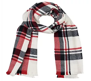 eUty by Glitzhome The University of Style Scarfwith Fringe