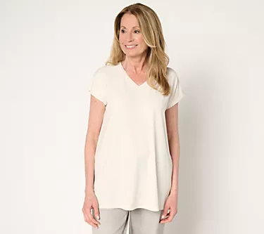 Susan Graver Modern Essentials Regular Liquid Knit Tunic