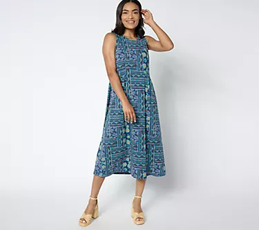 Joan Rivers Regular Cotton Modal Jersey Tank Dress
