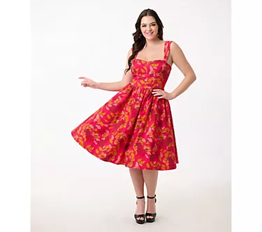 105738-unique-vintage-1950s-pink-red-floral-sleeveless-swing-dress-1.webp