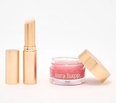Sara Happ Glow Balm & Lip Scrub 2pc Set
