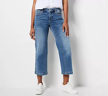 NYDJ Teresa Wide-Leg Ankle Jeans_w/ Contoured Seams - Loire