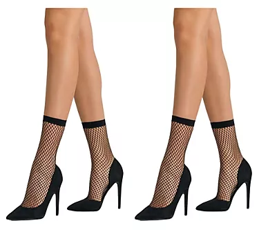 LECHERY Fishnet Sock Set - 2 Pair