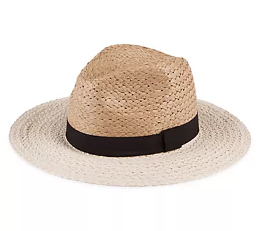 Hadley Wren Woven Colorblock Panama Hat