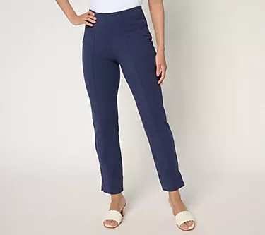 Women with Control Tummy Control 86/14 Petite Ankle Pants