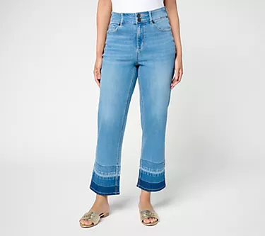 Susan Graver Petite Stretch Denim Full Leg Dip Dye Ankle Jean 1 109212-susan-graver-petite-stretch-denim-full-leg-dip-dye-ankle-jean-1.webp