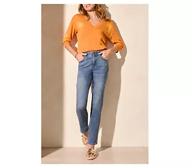 Tribal Sophia 32 Inch Straight Leg Jeans