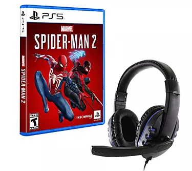 PS5 Spider-Man 2 Game with Universal Headset