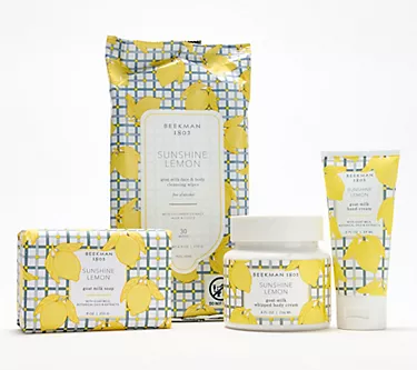 Beekman 1802 Sunshine Lemon 4pc Bath & Body Collection