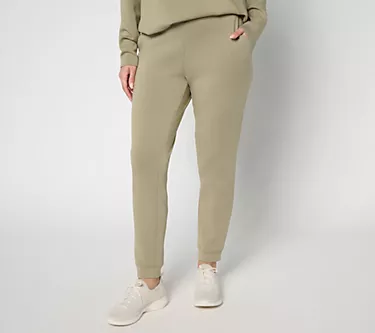 Martha Stewart Signature Reg Comfort Stretch Knit Tapered Ankle Pants
