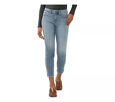 Silver Jeans Women's Isbister High Rise Ankle Straight_STEV