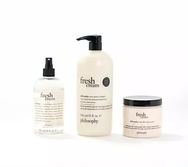 philosophy shower gel, cloud cream & spritz trio Auto-Delivery
