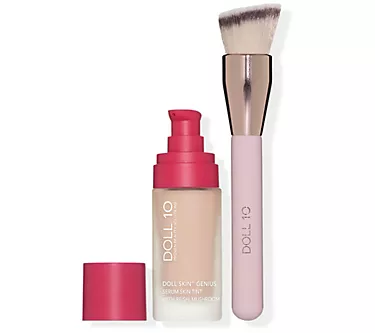 Doll 10 Reishi Mushroom Serum Foundation with Brush