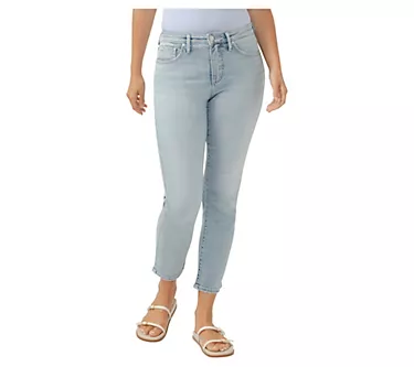 Silver Jeans Co. Women's High Rise Ankle Straight Leg Jeans