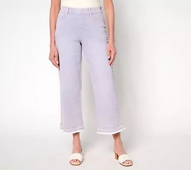 Isaac Mizrahi Live! Petite True Denim Relaxed Ankle Jeans