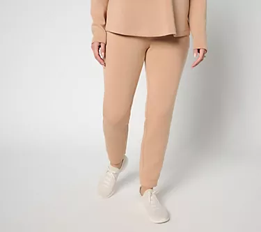 Martha Stewart Signature Pet Comfort Stretch Knit Tapered Ankle Pants
