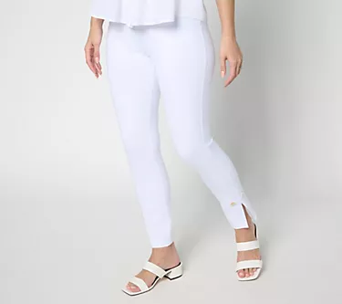 Wicked by Women with Control Petite Slim Leg Ankle Pants