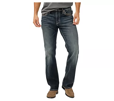 Silver Jeans Co. Men's Jace Slim Fit Bootcut Jeans