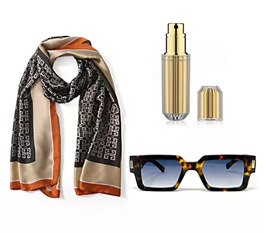 Youzey Jetsetter Travel Sunglasses, Scarf &Travalo Trio