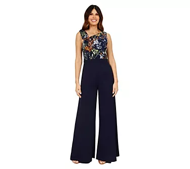 Rene Ruiz Collection Lace Jumpsuit
