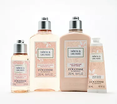 L'Occitane Neroli & Orchidee Bath & Body 4pc Collection