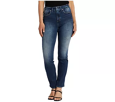 Silver Jeans Co. Infinite Fit Straight Leg Jeans-INF339