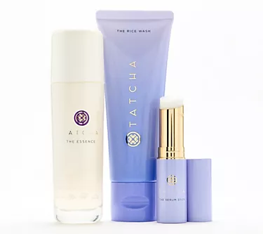 TATCHA 75ml Essence, Rice Wash, and Serum Stick