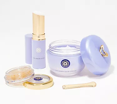 TATCHA Dewy Skin Cream Serum Stick and Lip Balm 3-Piece Kit