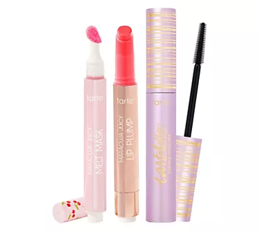tarte Cherry Crush Maracuja Juicy Lips & Tubing Mascara 3Pc Set
