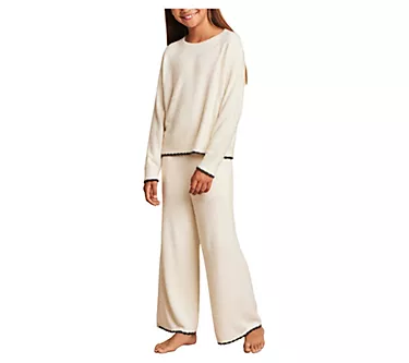 Barefoot Dreams CozyChic Lite Youth Scalloped Pullover
