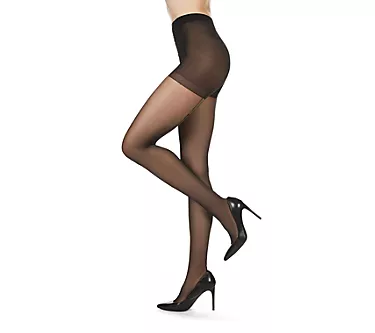 Memoi Control Top Pantyhose with Backseam & Cuban Heels