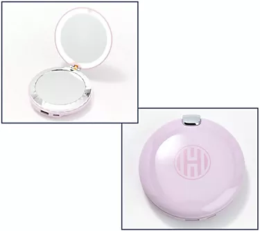 HALO 3-in-1 Compact Mirror w/ Light and 5,000mAh Power Bank