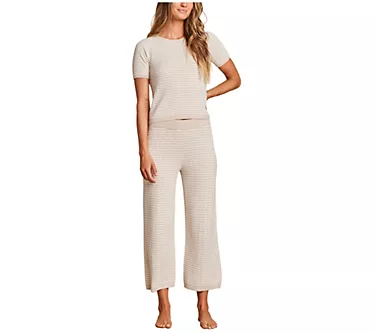 Barefoot Dreams CozyChic Ultra Lite Pointelle Short Sleeve Tee 1 122175-barefoot-dreams-cozychic-ultra-lite-pointelle-short-sleeve-tee-1.webp