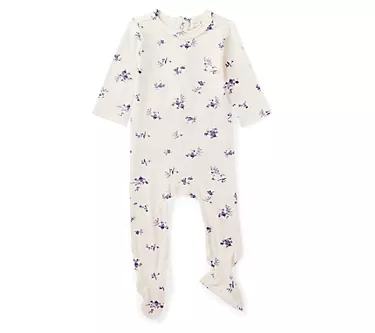 MiniMoi Girls Floral Footie