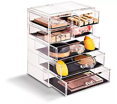 Sorbus Makeup and Jewelry Storage Case with 7 Drawers