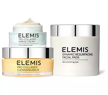 ELEMIS Anti-Aging Set: Marine Cream, Facial Pads & Cleansing Balm