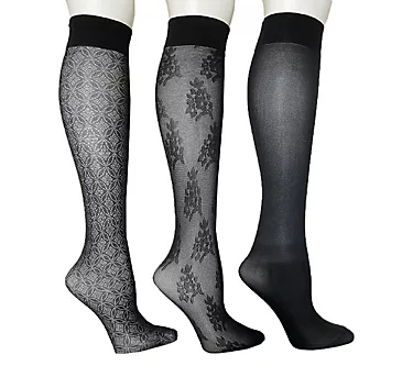 Envy Legwear Ladies' Set of 3 Luxury Trouser Socks